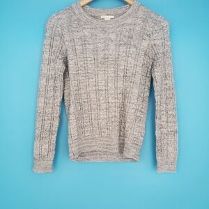 H&M Sweater Size Small Basic Gray Knit